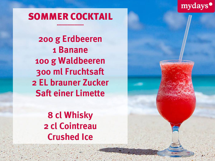 Einfache cocktails für den Sommer lassen sich ganz einfach selber machen. Wir zeigen dir 3 Rezepte.