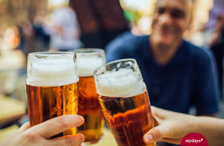 Biergläser Männer