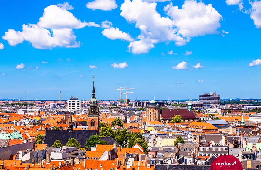 Kopenhagen Panorama Dächer